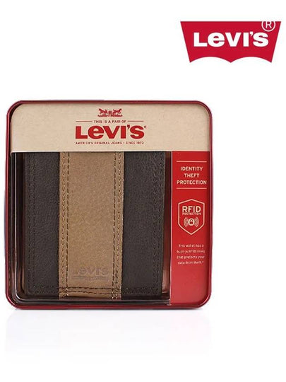 Logo Leather Half Wallet - LEVI'S - BALAAN 2