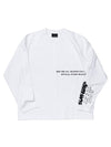 BBD 1982 No Sympathy Long T Shirt White - BLACKBLOND - BALAAN 2