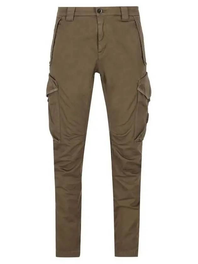 Stretch Satin Utility Cargo Lens Straight Pants Ivy Green - CP COMPANY - BALAAN 3