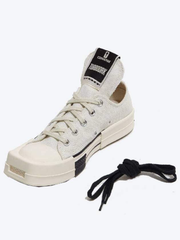 Turbodark Chuck 70 Low Top Sneakers Lily White - CONVERSE - BALAAN 3