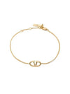 Valentino 5Y2J0R93 MET CS4 J0R93 Garavani V logo bracelet - RED VALENTINO - BALAAN 2