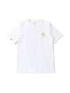 NSW World Wide Short Sleeve T-Shirt White - NIKE - BALAAN 1