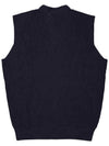 Men's Logo Patch Padded Vest Black - MONCLER - BALAAN 3