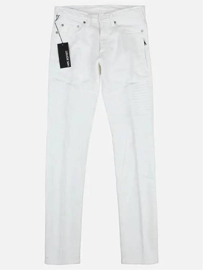 Men's Skinny Fit Biker Jeans White - NEIL BARRETT - BALAAN 2