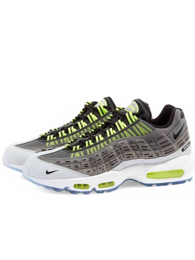 Kim Jones Air Max 95 Low Top Sneakers Black Volt Gray - NIKE - BALAAN 8