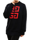 Red logo overknit dark navy BW903D4Z2E - GIVENCHY - BALAAN 3