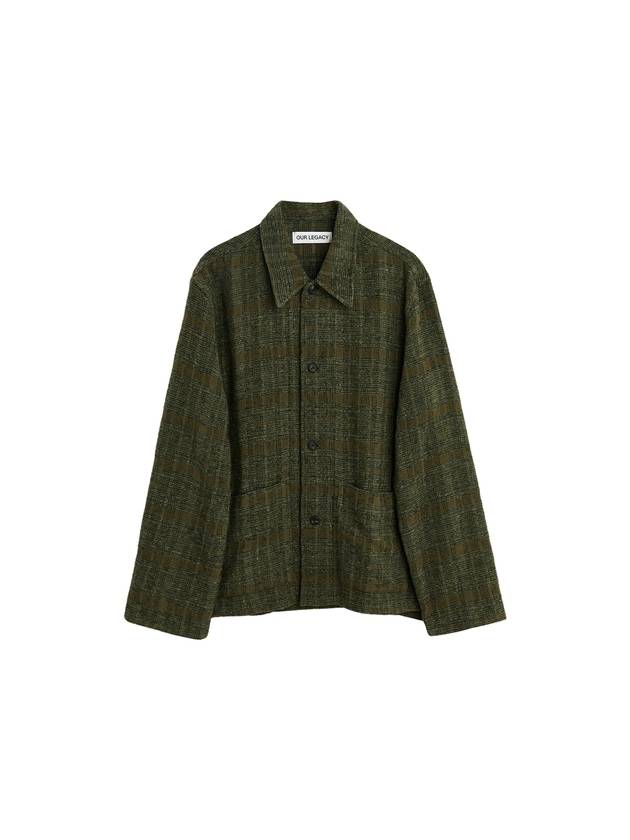 Haven Seaweed Sparse Check Jacket Green - OUR LEGACY - BALAAN 2