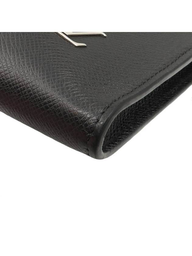 Black Taiga Leather Pochette Jour 24H Clutch M30965 - LOUIS VUITTON - BALAAN 7