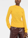 Theodor Wool Cashmere Knit Top Yellow - MAX MARA SPORTMAX - BALAAN 6