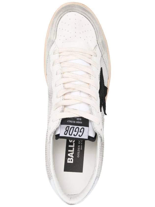 Ball Star Suede Star Laminate Low Top Sneakers Grey - GOLDEN GOOSE - BALAAN 6