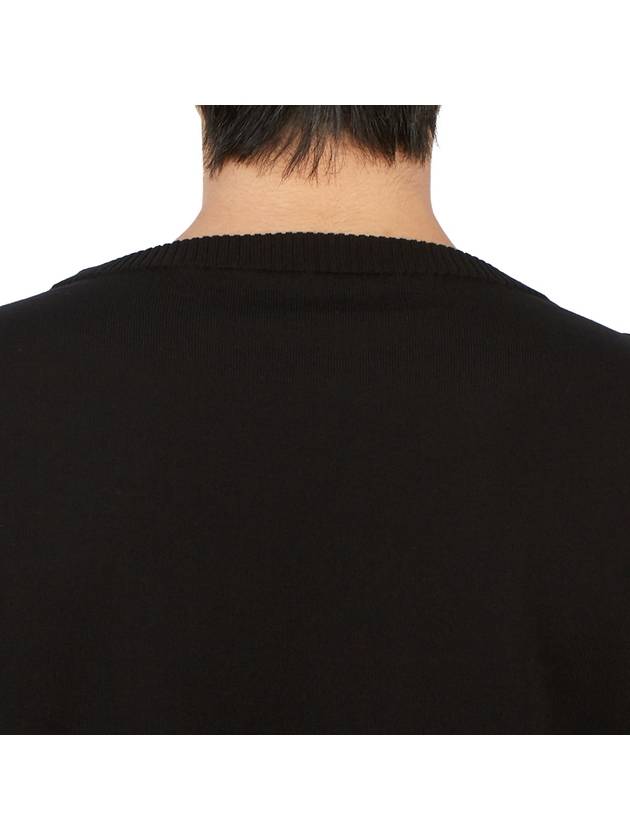 Boatman Organic Cotton Short Sleeve Knit Top Black - ANDERSEN-ANDERSEN - BALAAN 8