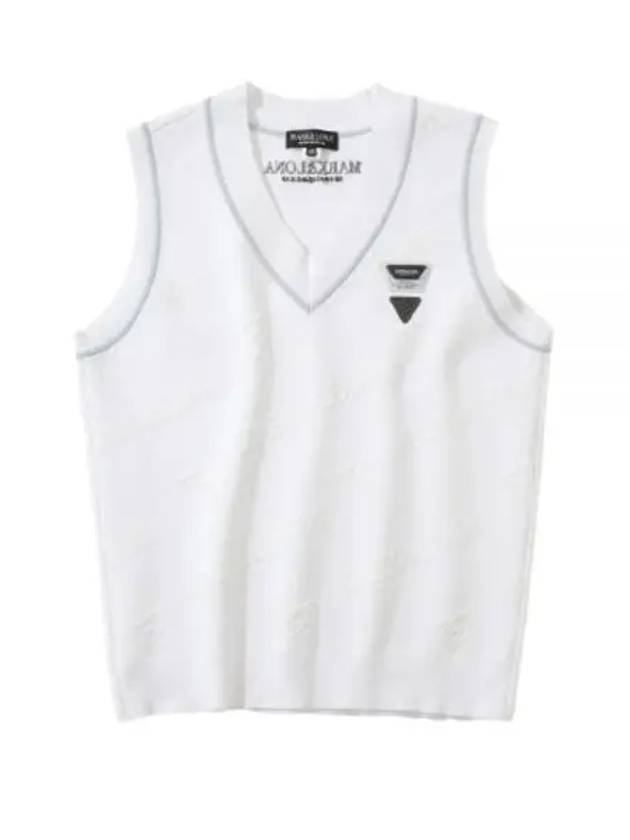 24 CD10 SLVK MCM 4A AB52 0001 Men s V neck Knit Vest - MARK & LONA - BALAAN 1