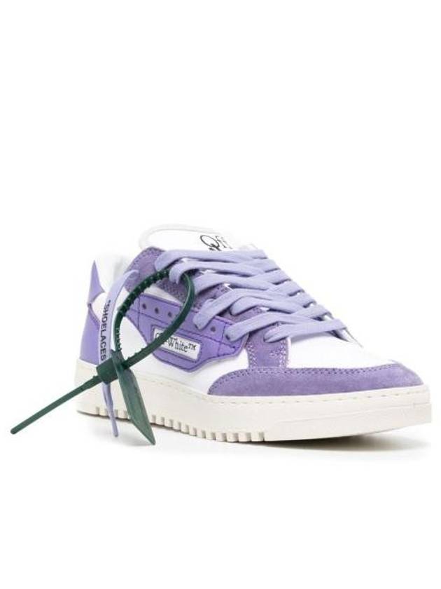 5.0 Low-Top Sneakers White Purple - OFF WHITE - BALAAN 3