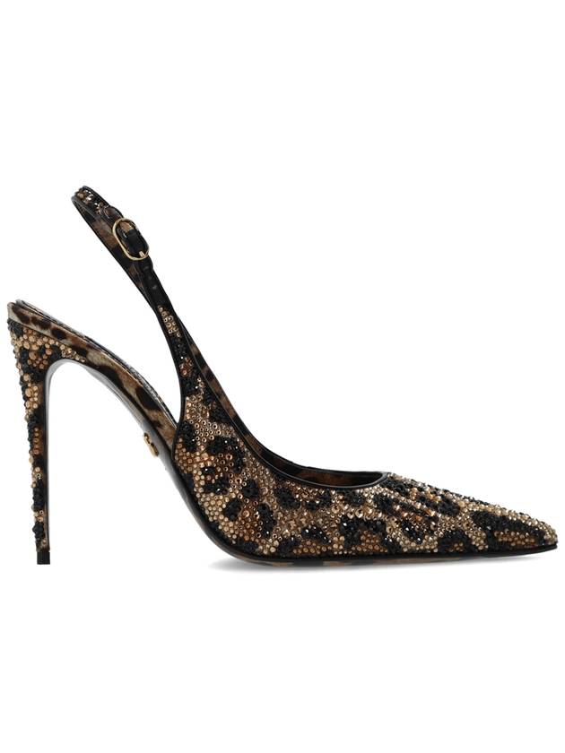 Leopard Print Leather Pumps 105mm CG0666AO192 - DOLCE&GABBANA - BALAAN 2