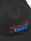 Genius 2 1952 x Awake NY logo embroidered baseball cap - MONCLER - BALAAN 3