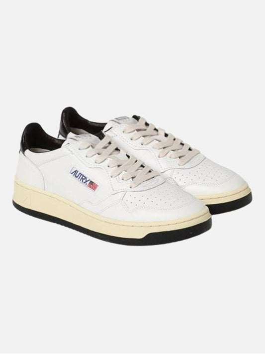 Medalist Leather Low Top Sneakers White - AUTRY - BALAAN 2