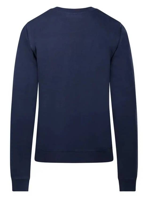 Fox Head Patch Regular Sweatshirt Ink Blue - MAISON KITSUNE - BALAAN 3