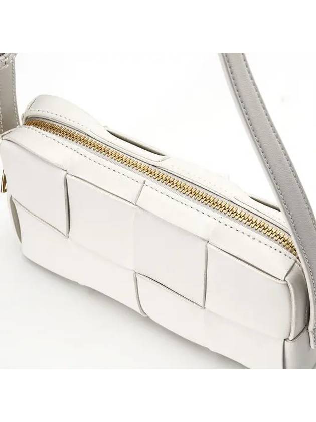 Bottega Veneta Cassette Mini Cross Bag 18 White 755031VCQC49009 - SAINT LAURENT - BALAAN 5