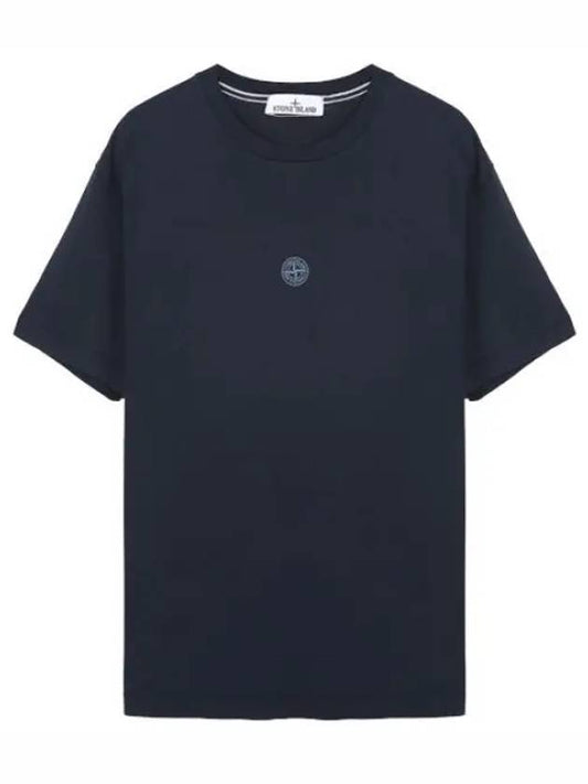 Compass logo lettering print t shirt men s short sleeve - STONE ISLAND - BALAAN 1