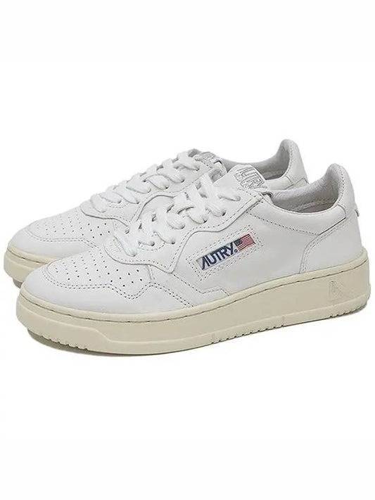 Medalist Goatskin Low Top Sneakers White - AUTRY - BALAAN 2