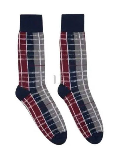 Hunting Tartan Check Jacquard Socks - THOM BROWNE - BALAAN 2