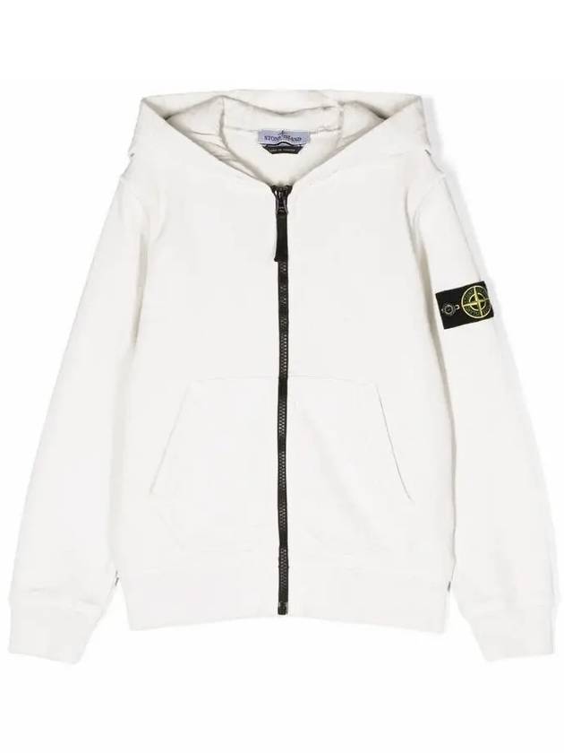 12th Anniversary Kids Wapen Brushed Hood Zip up 731660740 V0001 - STONE ISLAND - BALAAN 1