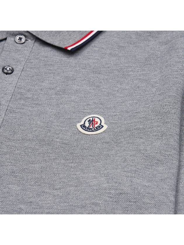 Men s Logo Patch Polo Shirt 8B70100 84556 987 - MONCLER - BALAAN 5