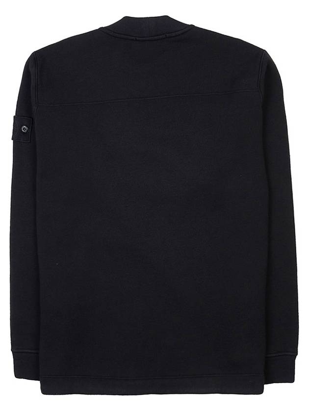 Ghost Piece Cotton Jersey Crew Neck Sweatshirt Black - STONE ISLAND - BALAAN 3