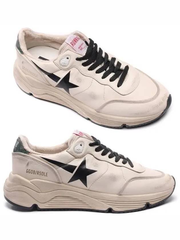 Running Logo Lace-up Sneakers Ivory - GOLDEN GOOSE - BALAAN 2