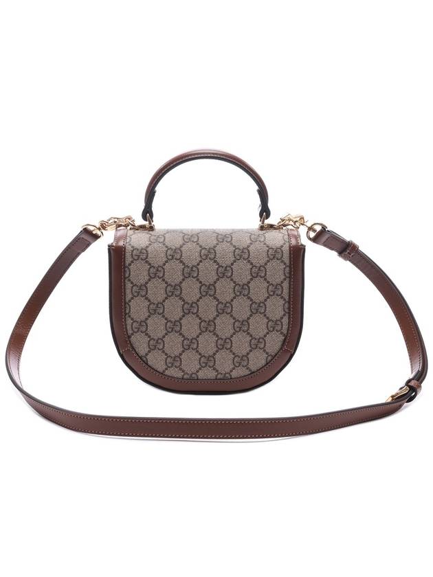 Horsebit 1955 Mini Top Handle Cross Bag Beige Brown - GUCCI - BALAAN 5