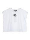 DG Logo Cotton Short Sleeve T-Shirt White - DOLCE&GABBANA - BALAAN 2