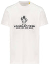 Genius 1952 Men s Logo Short Sleeve T Shirt Optical White - MONCLER - BALAAN 1