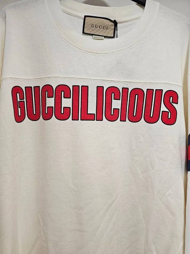 Men s Heavy Cotton Jersey Oversized T Shirt 738836 - GUCCI - BALAAN 2