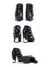 15SS Women's Boots Heel AJ670 PELLE BLACK - TOGA - BALAAN 3
