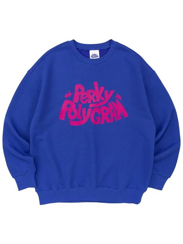 PERKY POLY SWEATSHIRTS BLUE - POLYGRAM - BALAAN 4