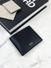 Men's T-Line Small Grain Leather Half Wallet Black - TOM FORD - BALAAN 8