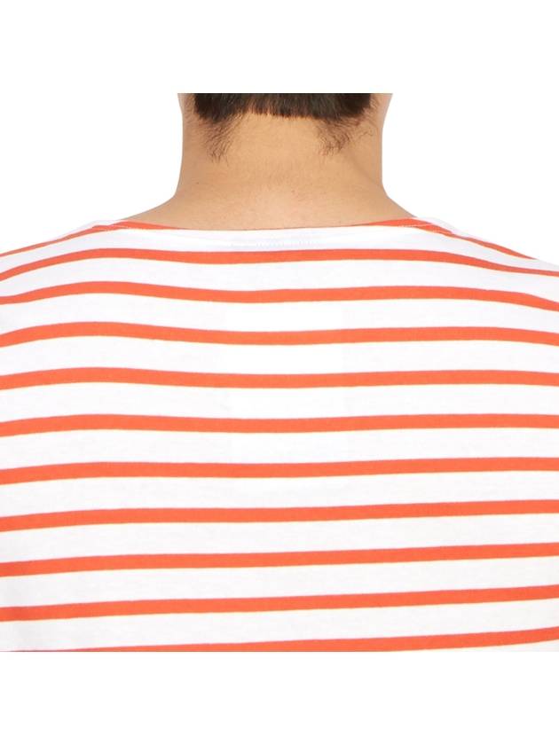 Levant Striped Sailor Short Sleeve T-Shirt Neju Sanguin - SAINT JAMES - BALAAN 8