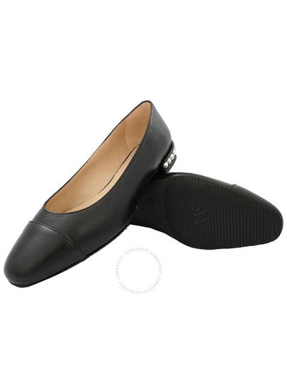 Stuart Weitzman Ladies Black Pearl Ballet Flats, Brand Size 37 ( US Size 6.5 ) - STUART WEITZMAN - BALAAN 2