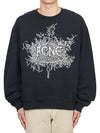 Logo Print Sweatshirt Black - ACNE STUDIOS - BALAAN 2