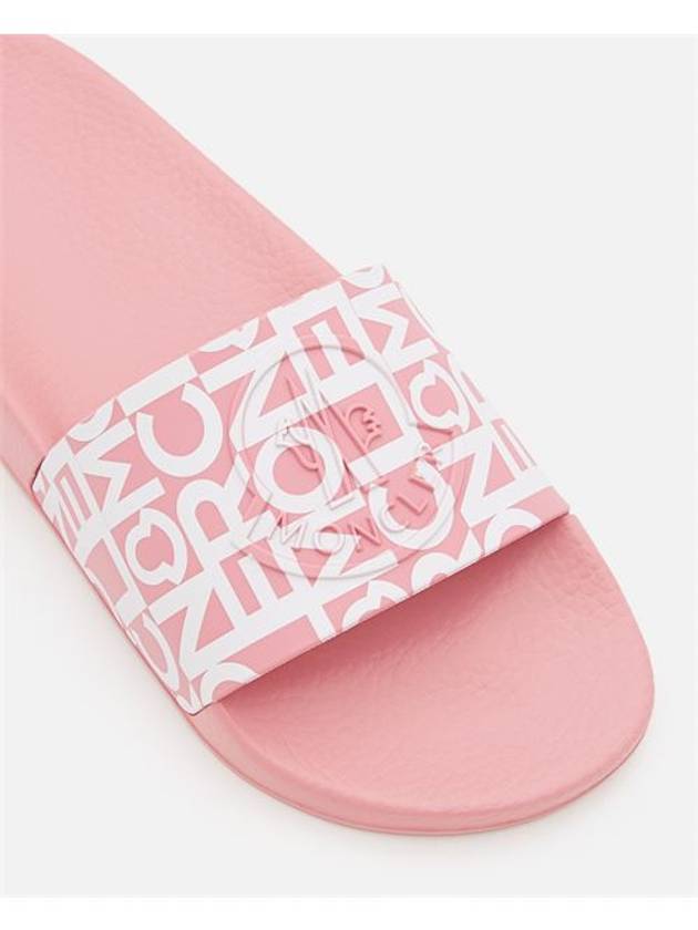 Jeanne Rubber Slippers Pink - MONCLER - BALAAN 2