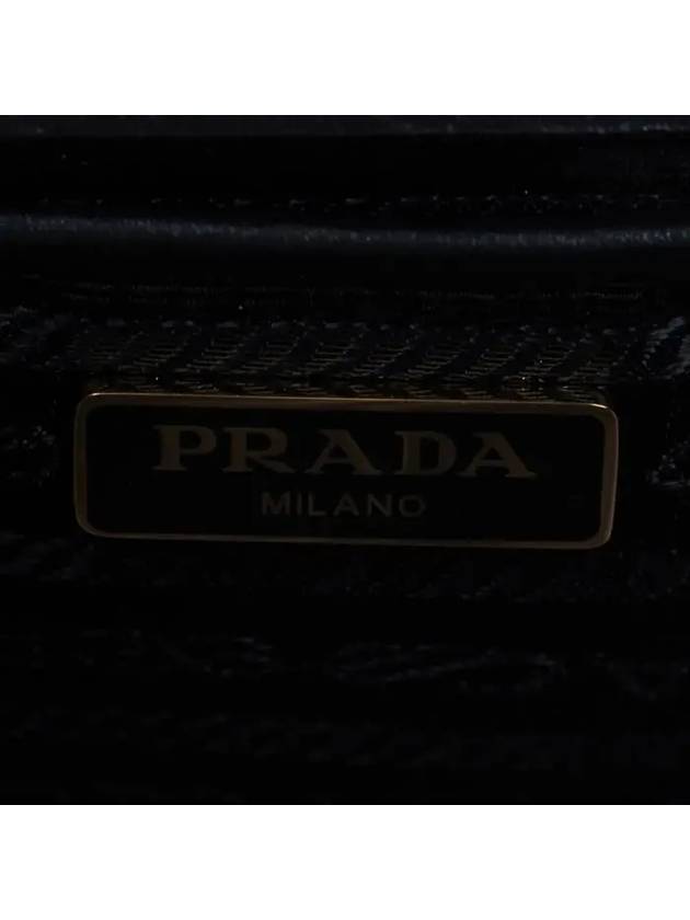 Saffiano Leather Envelope Chain Shoulder Bag Black - PRADA - BALAAN 9