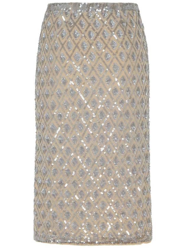 P.A.R.O.S.H. Beige Polyamide Blend Skirt - P.A.R.O.S.H. - BALAAN 3