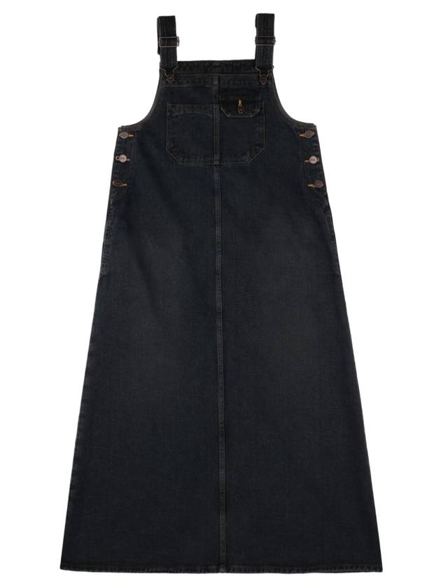 Ssin Studded Denim Long Dress Navy - NDA - BALAAN 1