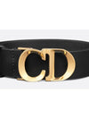 30mm Smooth Calfskin Belt Black - DIOR - BALAAN 5