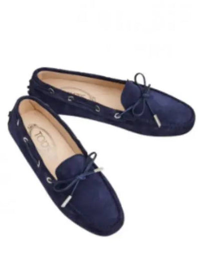 Gommino Suede Driving Shoes Blue - TOD'S - BALAAN 2