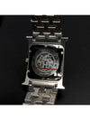 Steel Quartz Silver H Hour Large Men s Watch - HERMES - BALAAN 5