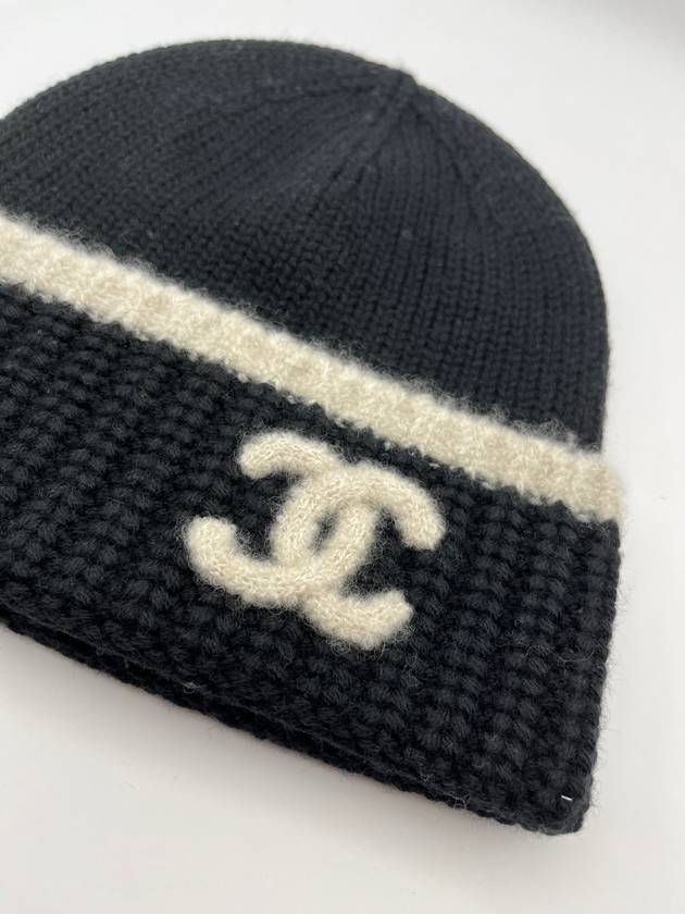 CC logo beanie black - CHANEL - BALAAN 1