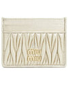 Materasse Nappa Leather Card Wallet Gold - MIU MIU - BALAAN 2