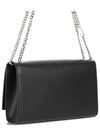 Silver Classic Kate Medium Chain Shoulder Bag Black - SAINT LAURENT - BALAAN 4