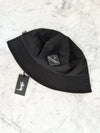 Logo Nylon Bucket Hat Black - STUSSY - BALAAN 6